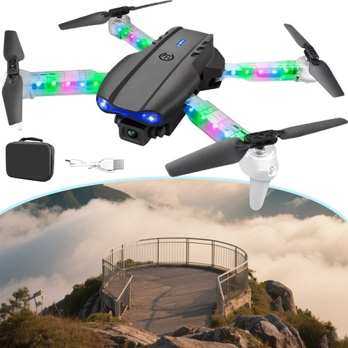 Drone with Dual HD Camera Foldable Quadcopter with Wide Angle FPV Live Video 1