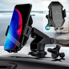 Car Phone Holder Wireless Charger 15W Wireless Car Charger Mount Phone Mount