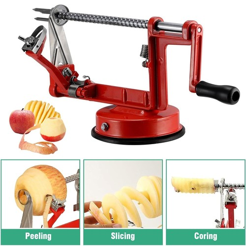 Apple Peeler Slicer Corer + Suction Base Fruit Peeling Machine for Apples Potato 1