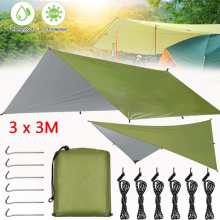 Hammock Rain Fly Waterproof Camping Tarp Shelter Hammock Cover Ultraviolet Tarp