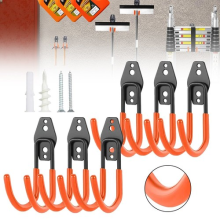 Metal Hose Hanger Wall Mount Holder Garage Storage Utility Hooks Garage Hooks