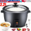 2.2L Electric Rice Cooker Non-Stick Removable Bowl and Keep Warm Function 400W 2