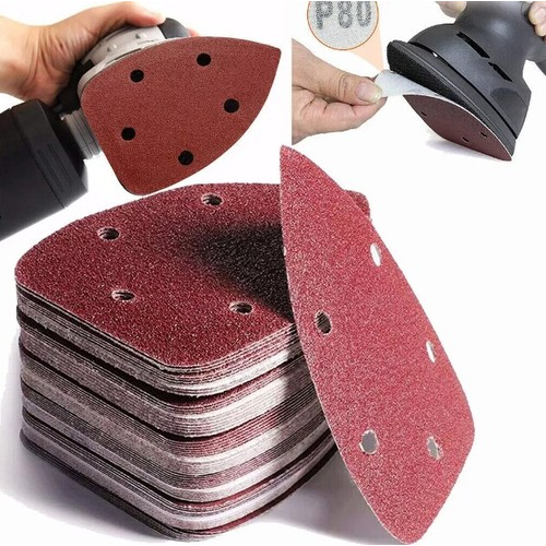 40x Mixed Mouse Sanding Sheets For Black and Decker Palm Sander Pads Sandpaper 1