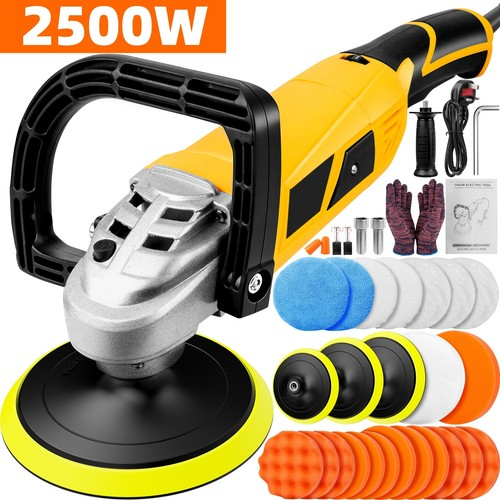 Electric Car Polisher Sander Buffer Polishing Machine Kit 2500W-Variable 7 Speed 1