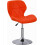 Swivel Gaming Chair Adjustable Seat Orange 1