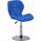 Swivel Gaming Chair Adjustable Seat Blue 1