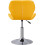 Swivel Gaming Chair Adjustable Seat Yellow 4