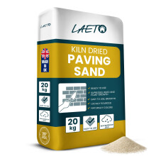 Laeto Kiln Dried Sand 20kg Silica Paving Sand for Blocks & Patios