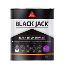 Everbuild Black Jack 901 Bitumen Paint – Solvent Based – Black – 1 Litre