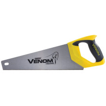 Draper Venom Handsaw (350mm) | Second Fix Double Ground Hand Tool | High Carbon Steel Blade | TPR Soft Grip Handle | 80874