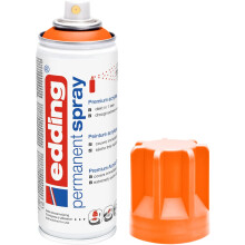 edding 5200 permanent spray - neon orange matt - 200 ml - acrylic paint