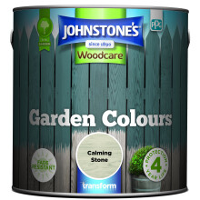 Johnstone’s - Garden Colours - Calming Stone - Exterior Wood Paint - Fade Resistant - Suitable for Garden Furniture Outdoors - Fence Paint - Dry in