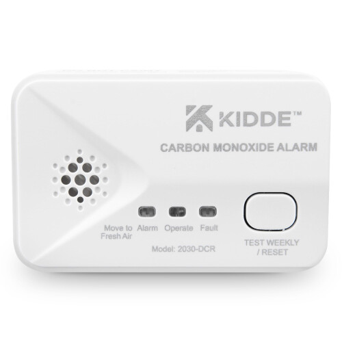KIDDE Kidde 2030-DCR Compact 10 Year Life Carbon Monoxide Alarm with AA batteries