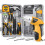 Hi-Spec 42pc 4V Electric Ladies Screwdriver Tool Kit Set, Yellow 1