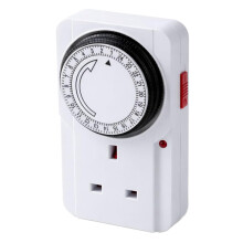 Status IONOS 24 Hour Plug-in Timer Switch, Mechanical Option B, White
