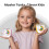 Visual Timer for Kids with Pause Function, Cute Silent Timer with Rainbow for Classroom, Teaching, Task, 60 Minute Countdown Time Management for ADHD 2