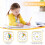 Visual Timer for Kids with Pause Function, Cute Silent Timer with Rainbow for Classroom, Teaching, Task, 60 Minute Countdown Time Management for ADHD 3
