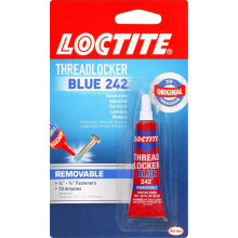Loctite 209728 Heavy Duty Threadlocker, 0.2 oz, Blue 242, Single Thread Locking Adhesive, 0.2 Fl. Oz (Pack of 1), 2