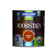 Johnstone's - Interior & Exterior Woodstain - Antique Pine - 250ml