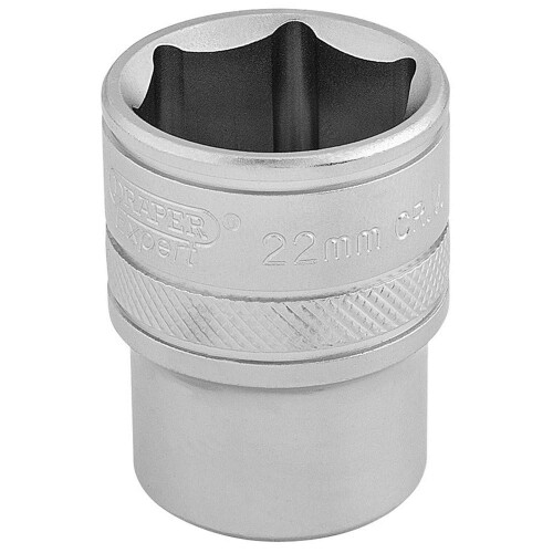 Draper Draper 16613 1/2" Square Drive 6 Point Socket, 22mm Size