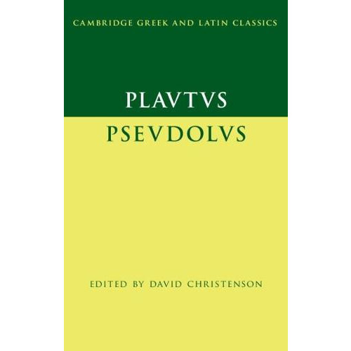 Plautus Pseudolus by David Christenson Hardcover Book