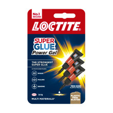 Loctite Mini Trio Powerflex Gel, Super Glue for Repairs, 2-Pack 3 x 1 g
