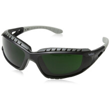 Bolle TRACWPCC5 Tracker Glasses Nylon Welding Shade Anti-Scratch Lens, Black
