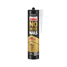 UniBond No More Nails 3 in 1 Construction Adhesive, White, 280 g