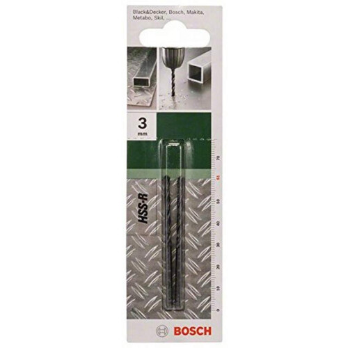 Bosch Bosch 2609255004 Metal Drill Bits HSS-R with Diameter 3.0mm