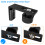 Adjustable Floor Guide Wall/Door Bottom Guide Sliding Barn Door Guide Hardware Black 6
