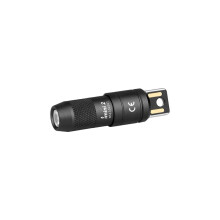 OLIGHT imini 2 Keychain Rechargeable Small EDC Torch, Black | 50 Lumens, Magnetic Base, Integrated USB Plug, High Performance