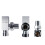 VANCOCO 2 Pack 1/2" x15mm Chrome Square Angled Radiator Valves 6
