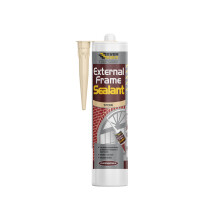Everbuild External Frame Sealant – Interior And Exterior Use – Permanently Flexible – Mould-Resistant – Stone – 290ml