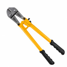 14" Bolt Cutter Mini Bolt and Wire Cutter, Cable, Chain, Spring Snips Clippers with Comfortable Soft Rubber Grip, Yellow