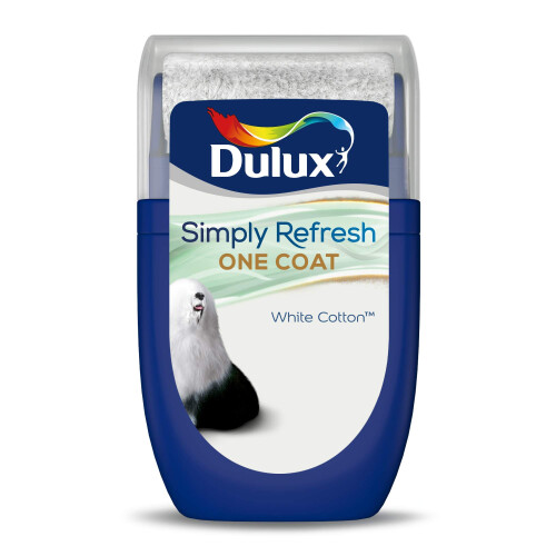 Dulux Dulux Simply Refresh Tester Paint - White Cotton - 30ML, 5382947 2