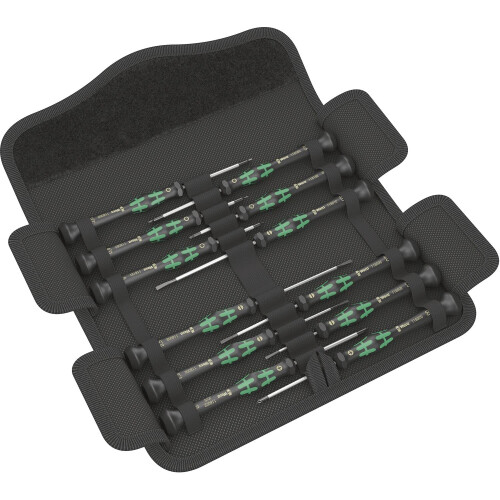 Wera Wera 73675 Kraftform Micro Precision Screwdriver Set, 12 Pieces