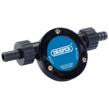 Draper 1000L Per Hour Drill Powered Pump | 2 x 13mm Adaptors | 1/2" Diameter Pipes | Rubber Turbine | Bakelite Body | 18937