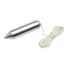 Fit For The Job 2 inch (50mm) Heavy Duty Steel Plumb Bob and Line