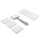 ROLLINGDOG 4 Inch Paint Pad Set - 5PC Long Handle Reach Behind Radiators 1