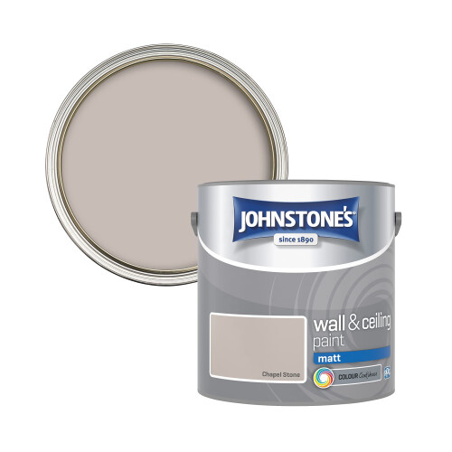 Johnstone's Johnstone's - Matt Wall & Ceiling Paint - Chapel Stone - 2.5L 1