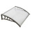 Outopee Door Canopy Awning, 100 x 80 cm, Grey 1