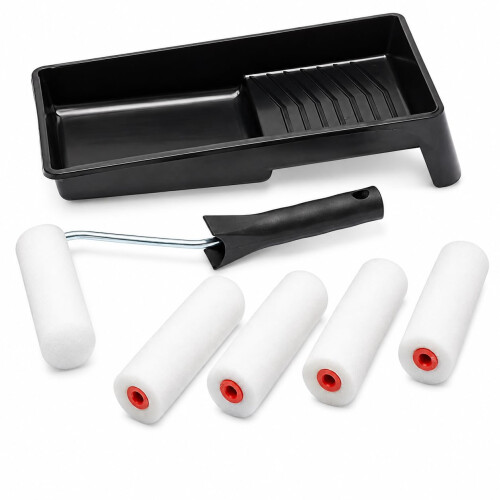 Fit for The Job 7 pc Foam Mini Paint Roller Set
