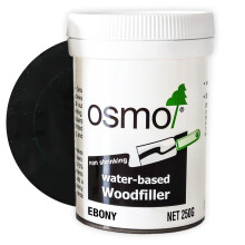 Osmo Water Based Wood Filler - 250g tub Ebony