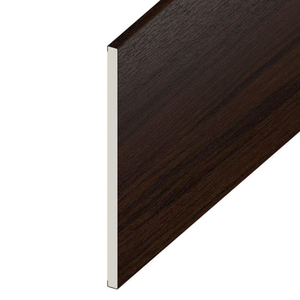 Photos - Other for Repair Eurocell Upvc Flat Plastic Board Rosewood - 200mm Wide x 1 Metre Long 