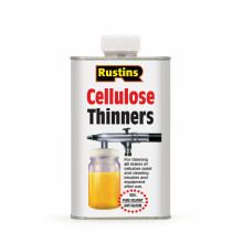 Rustins Cellulose Thinners 1L, Professional Solvent for Cellulose Paints and Lacquers, Cleans Brushes and Spray Guns