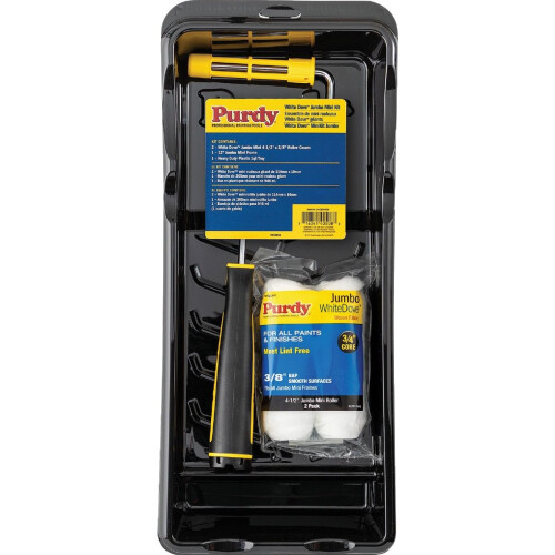 Purdy Purdy 14C810600 Mini Jumbo Roller Starter Kit 4.5" , White