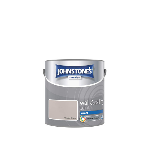 Johnstone's Johnstone's - Matt Wall & Ceiling Paint - Chapel Stone - 2.5L
