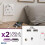 Status STATUS Plug Socket UK | Single Socket with Double USB Plug | White Plastic | 13A Single Switched Wall Socket | S1G13A2USBSWS4 4