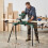 Homcom HOMCOM Universal Mitre Saw Stand with Adjustable Rollers and Support Arms 9