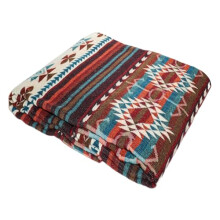 LATITUDE ZERO GOODS Alpaca Wool Throw Blanket, Native Design Wool Blanket, Throw Aztec Pattern Alpaca Wool Throw Blanket (Red, Throw 78""x48""),
